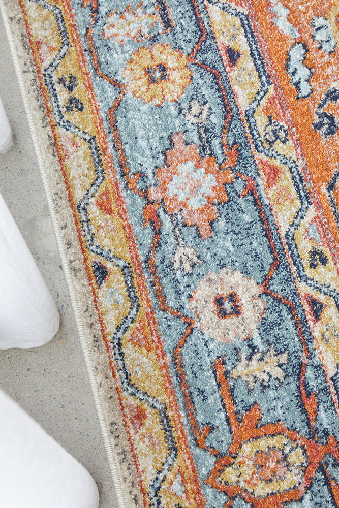 Legacy Emblem Rust Rug