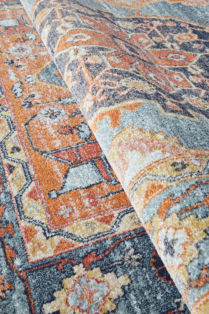 Legacy Emblem Rust Rug