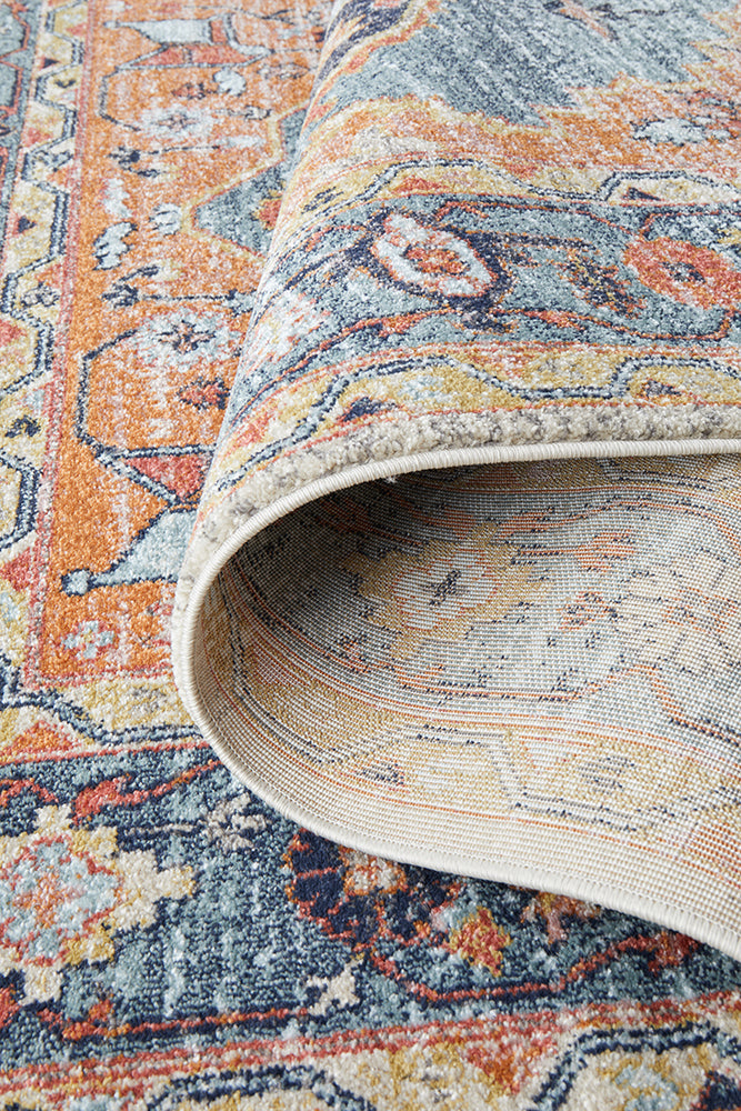 Legacy Emblem Rust Rug