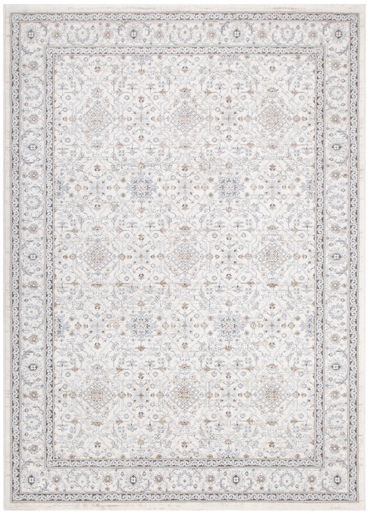 Maya Traditional Border Cream and Beige Rug