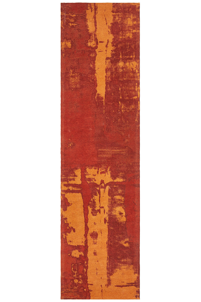 Magnolia Abstract Contemporary Paprika Rug