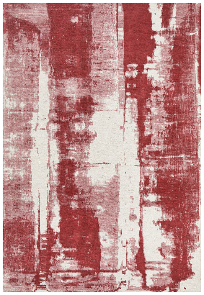 Magnolia Abstract Contemporary Rose Rug