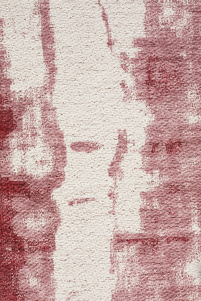 Magnolia Abstract Contemporary Rose Rug