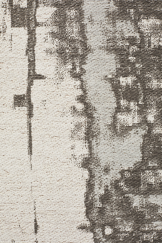 Magnolia Abstract Contemporary Silver Rug