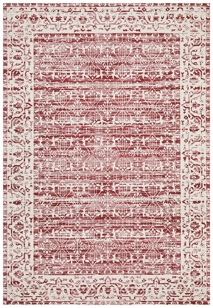 Magnolia Border Rose Rug