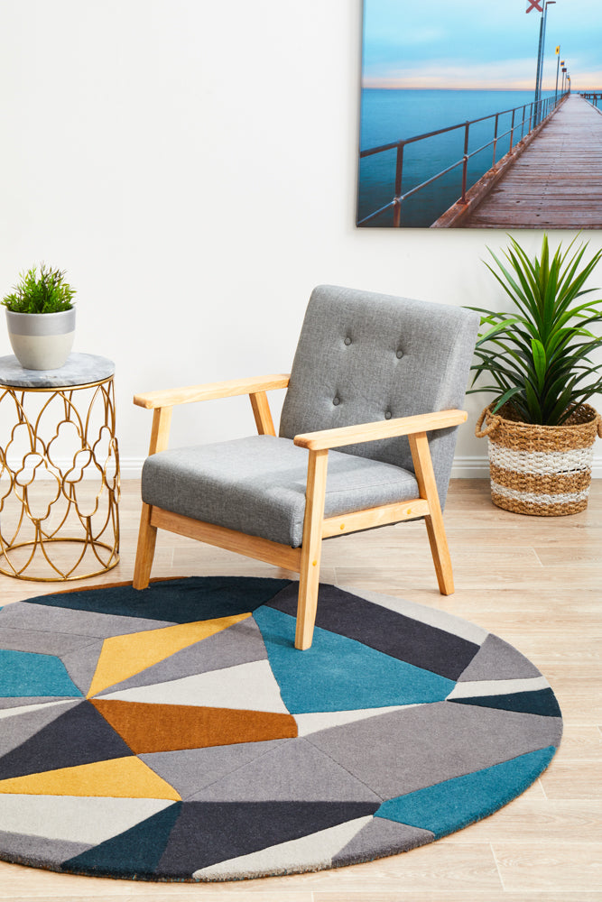 Matrix Pure Wool Safari Round Rug