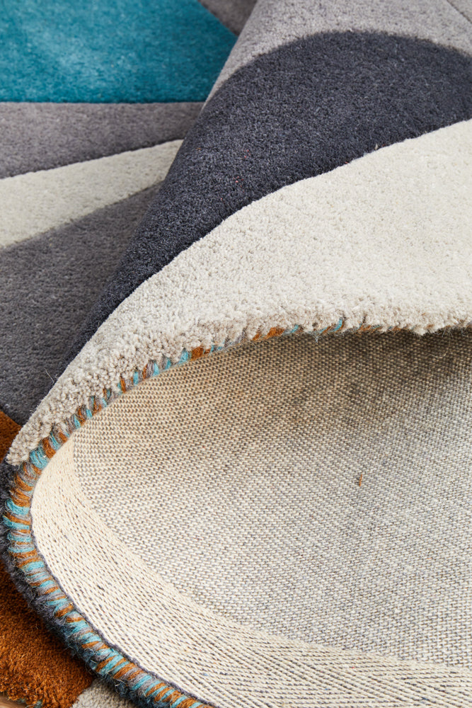 Matrix Pure Wool Safari Round Rug