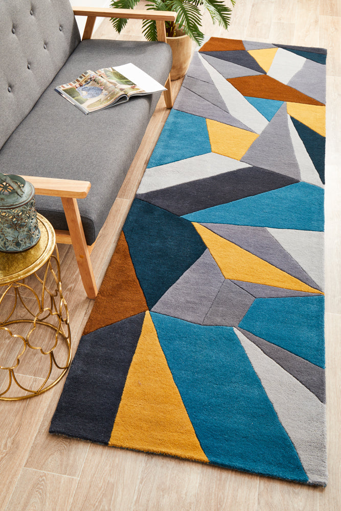 Matrix Pure Wool Safari Runner Rug