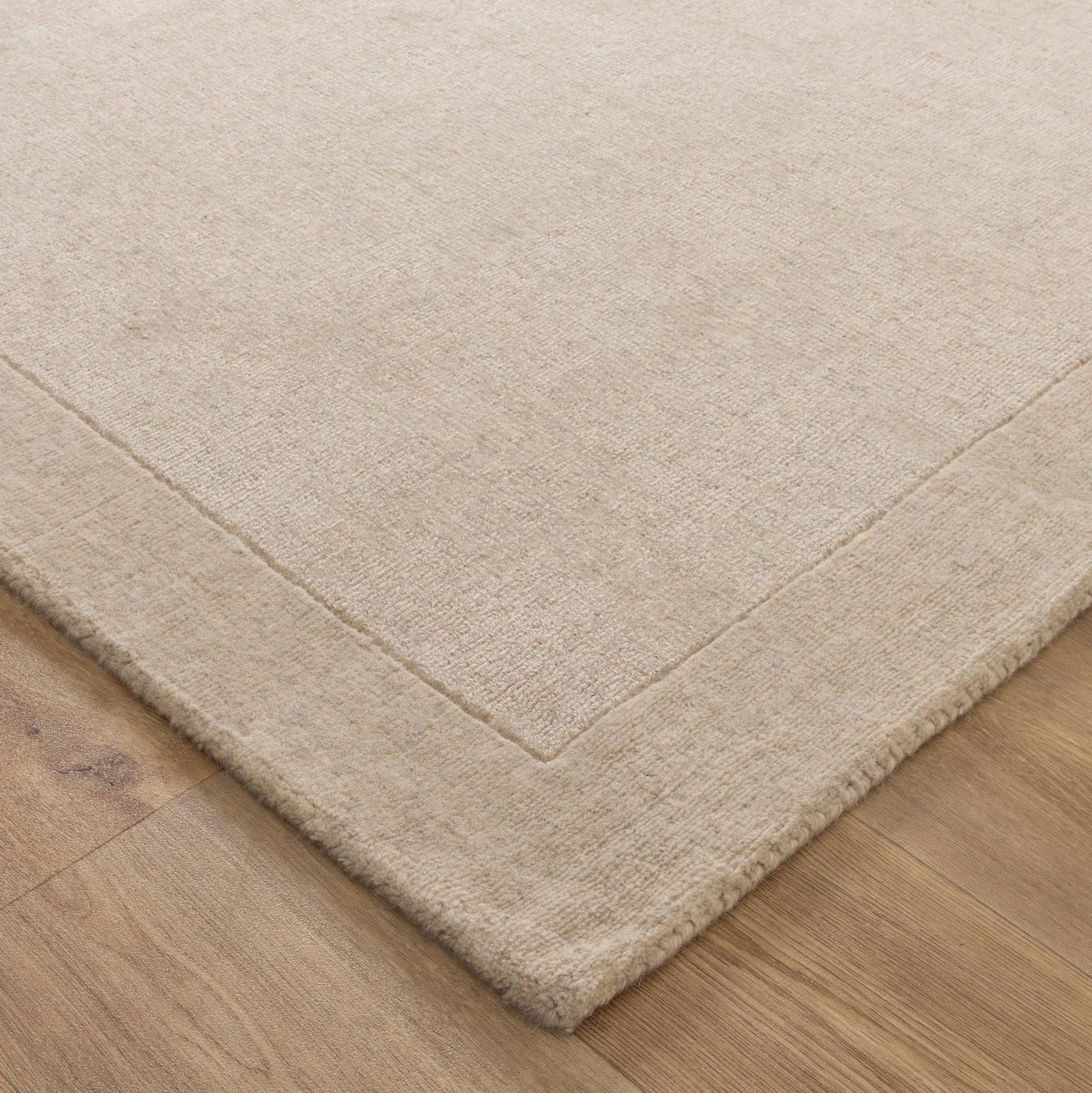Sedona Natural Border Wool Rug