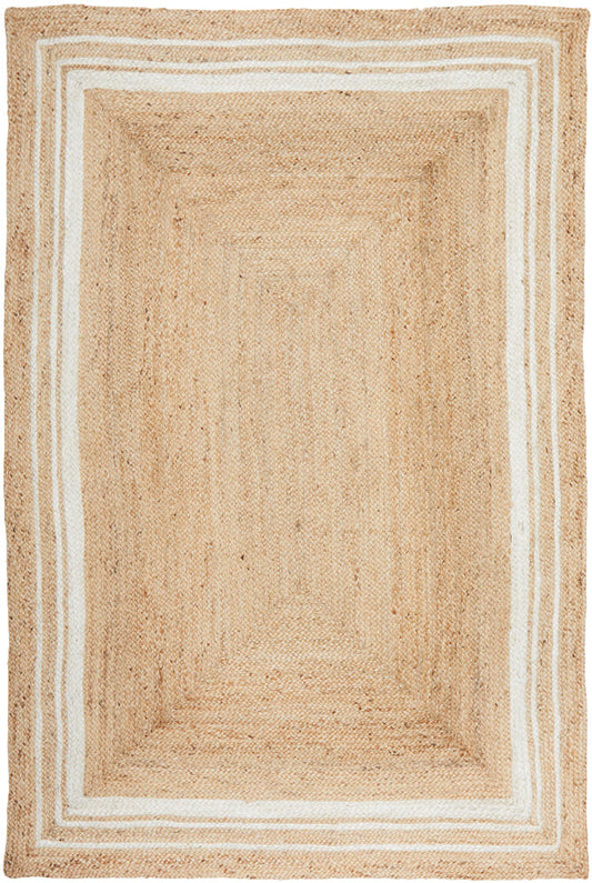Noosa Border Natural Rug
