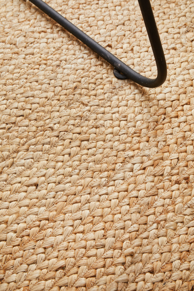 Noosa Border Natural Rug
