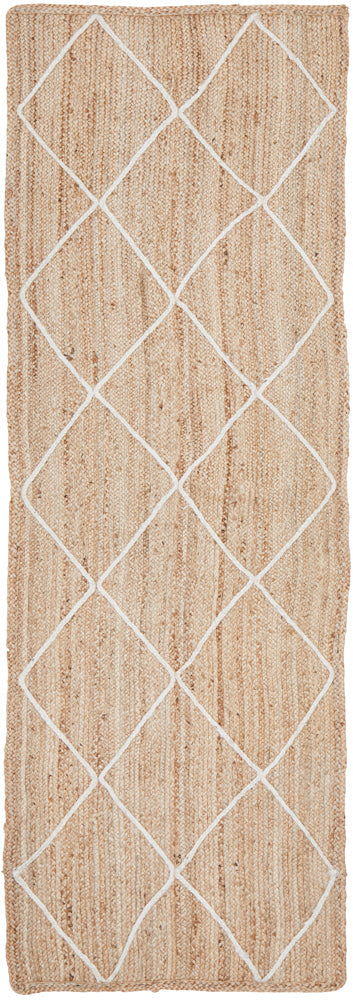 Noosa Diamond Natural Rug