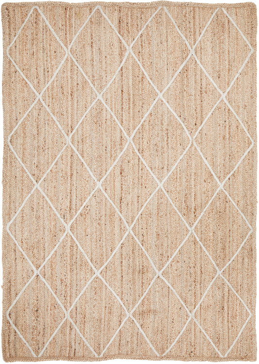 Noosa Diamond Natural Rug