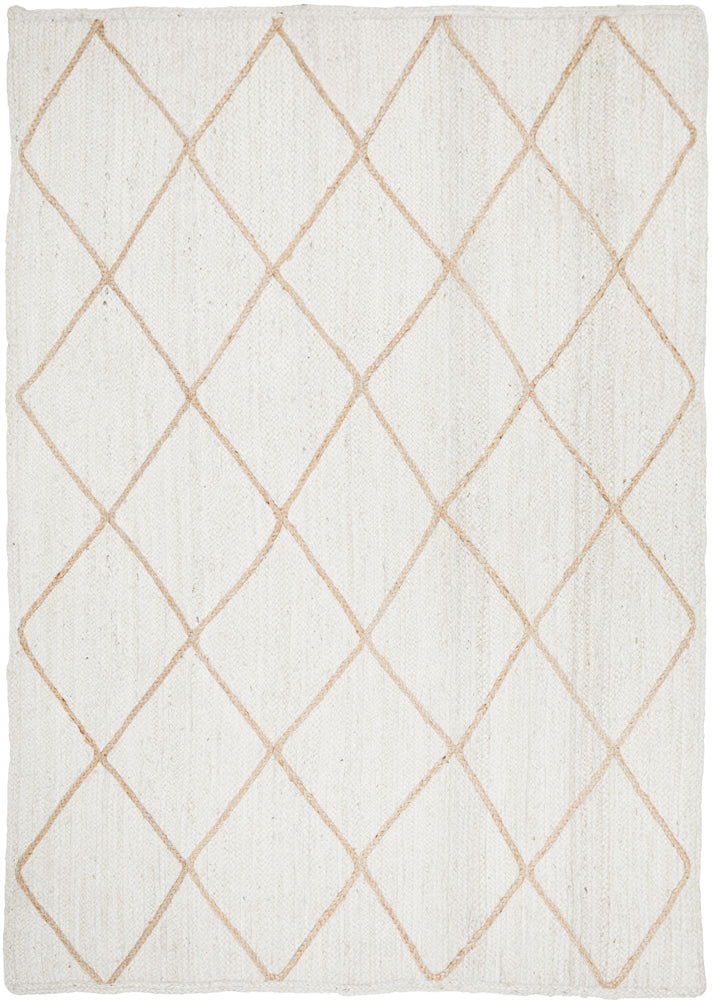 Noosa Diamond White Rug