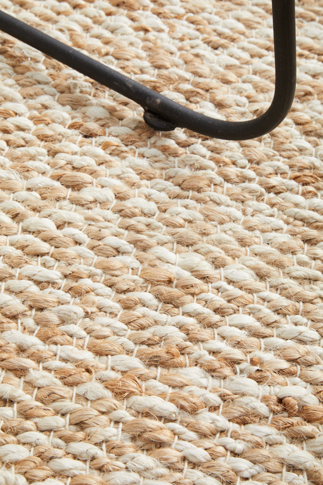 Noosa Lattice Natural Runner Rug
