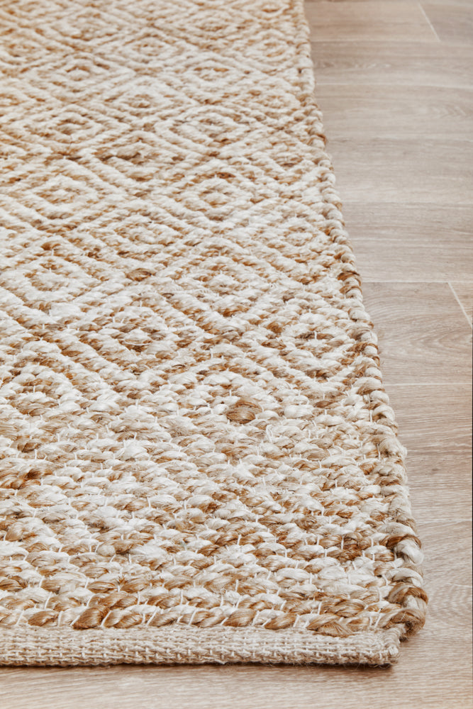 Noosa Lattice Natural Rug