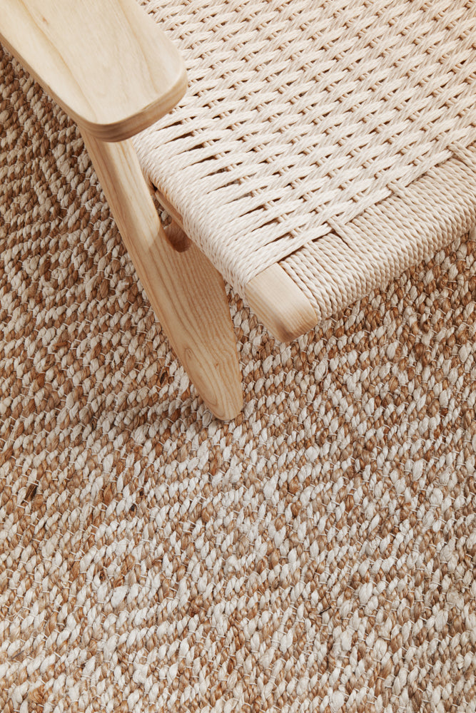 Noosa Lattice Natural Rug