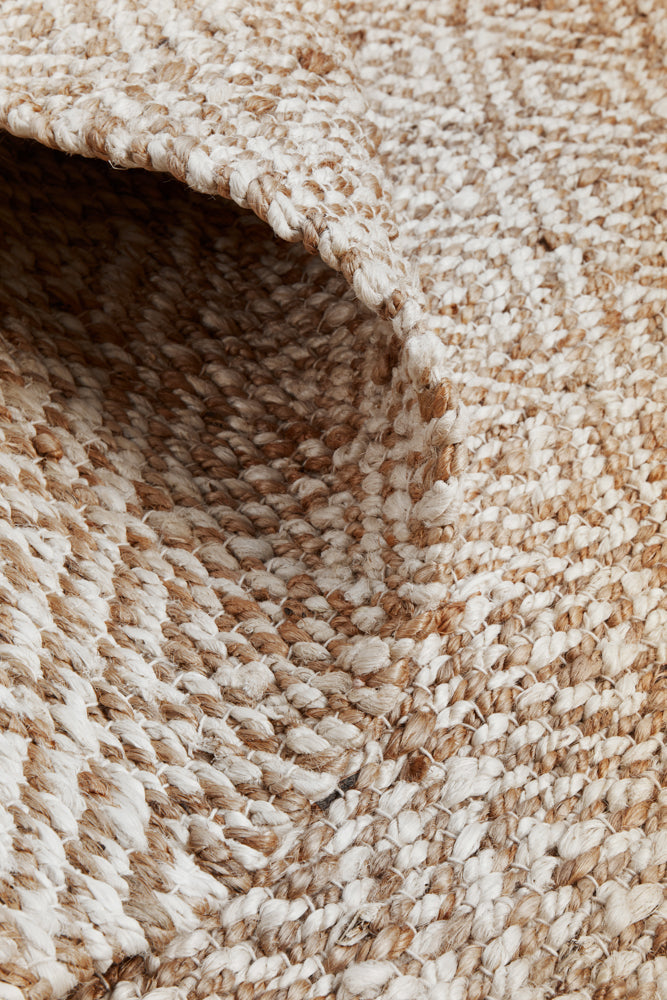 Noosa Lattice Natural Rug