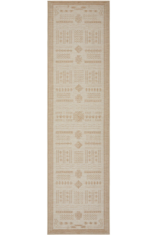 Patio Ziggy Natural Runner Rug