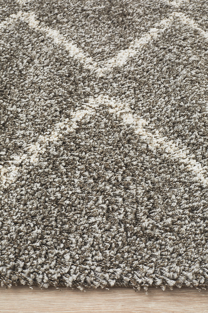 Saffron Tribal Grey Rug