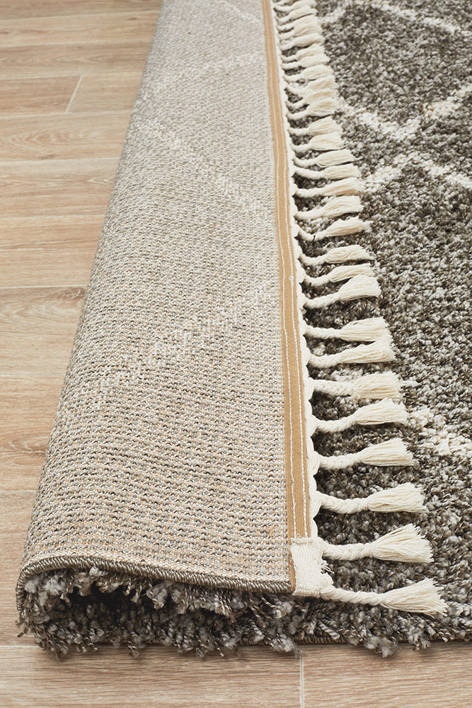 Saffron Tribal Grey Rug