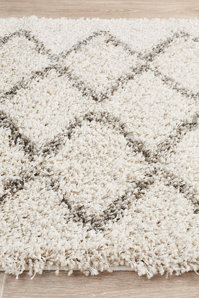 Saffron Tribal Natural Runner Rug
