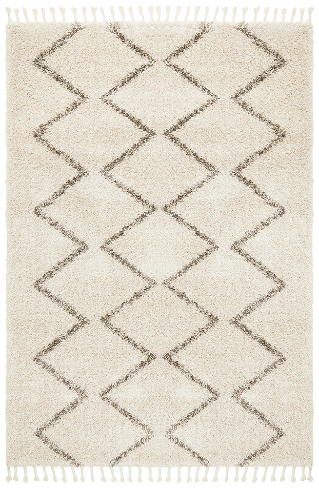 Saffron Tribal Natural Rug