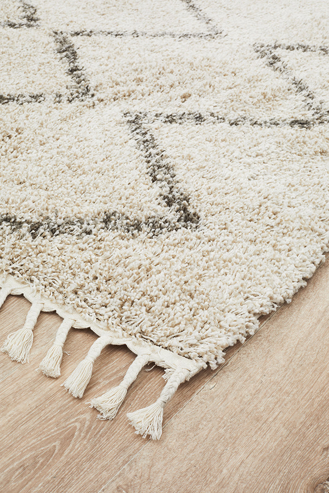 Saffron Tribal Natural Rug