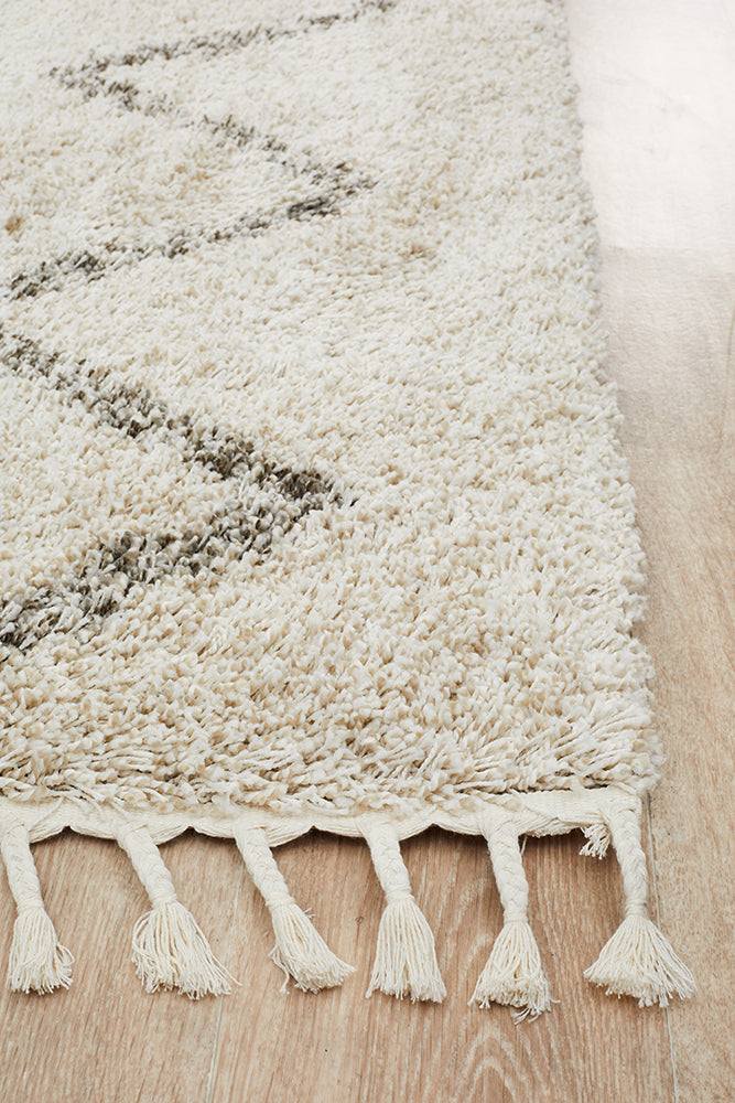 Saffron Tribal Natural Rug