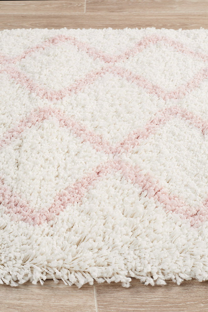 Saffron Tribal Pink Runner Rug