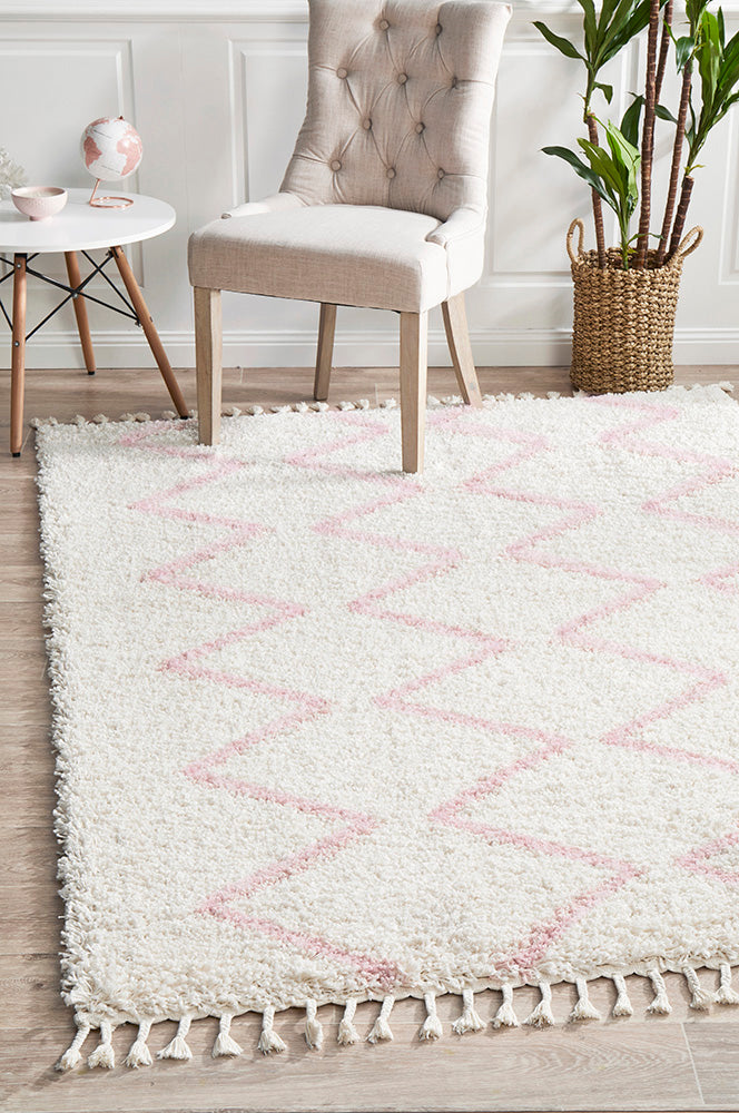 Saffron Tribal Pink Rug