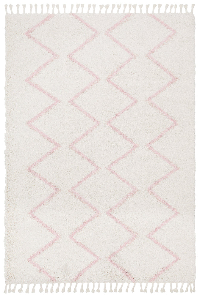 Saffron Tribal Pink Rug