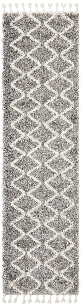 Saffron Tribal Silver Runner Rug