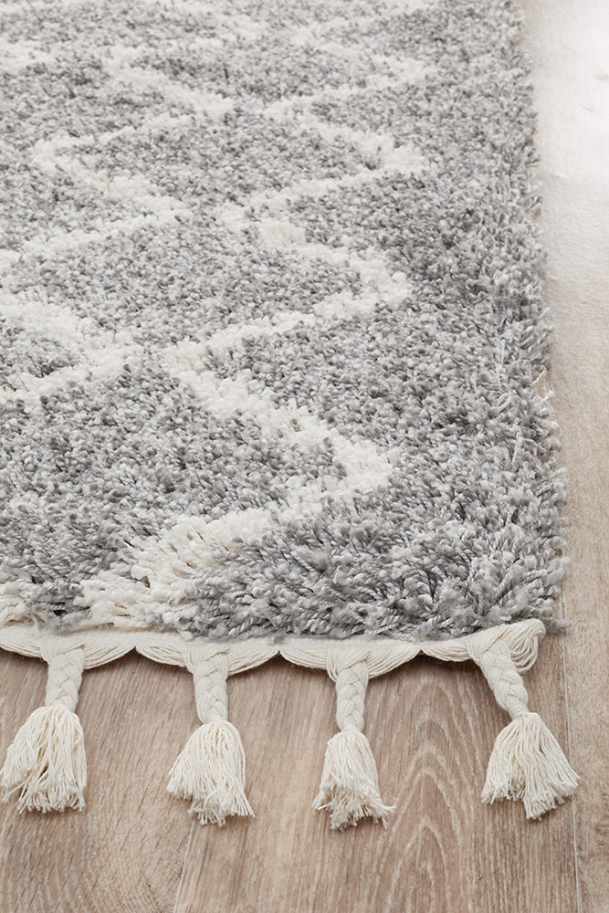Saffron Tribal Silver Runner Rug