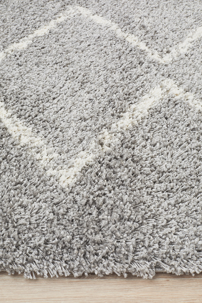 Saffron Tribal Silver Rug