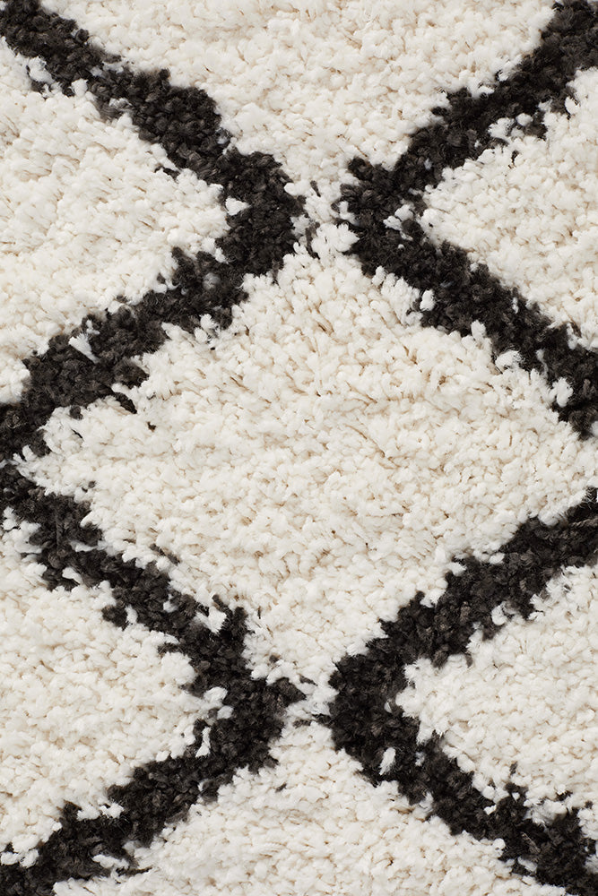 Saffron Tribal White Runner Rug