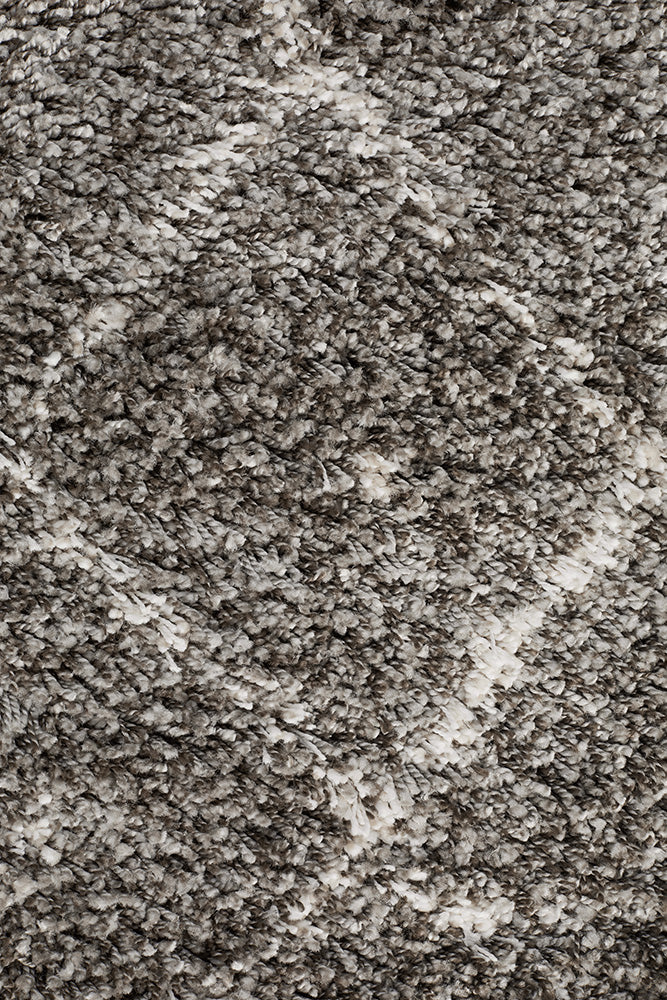 Saffron Tribal Abstract Grey Runner Rug