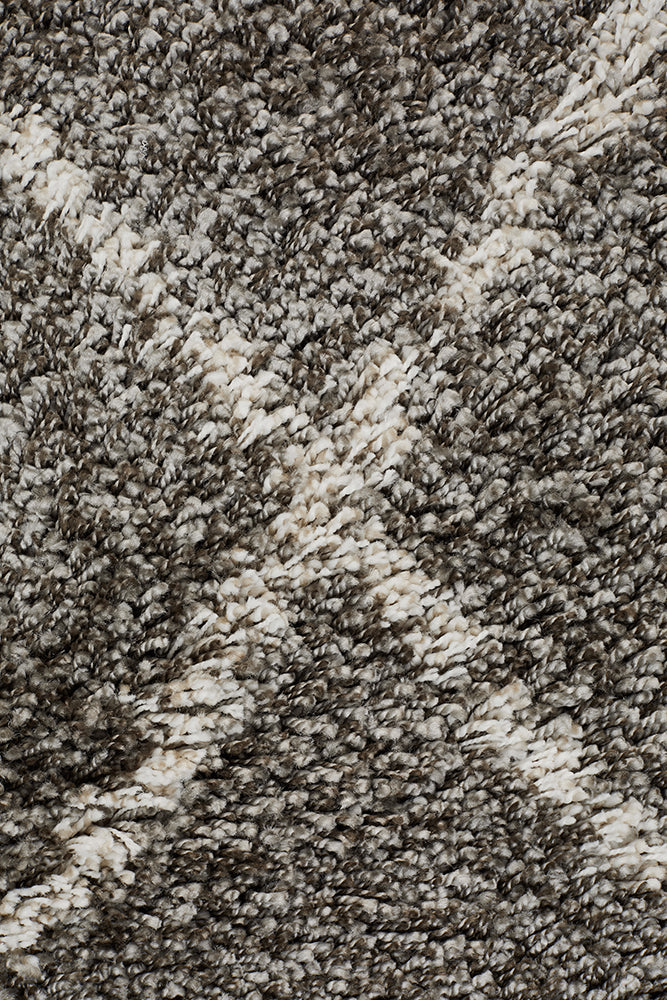 Saffron Tribal Abstract Grey Rug