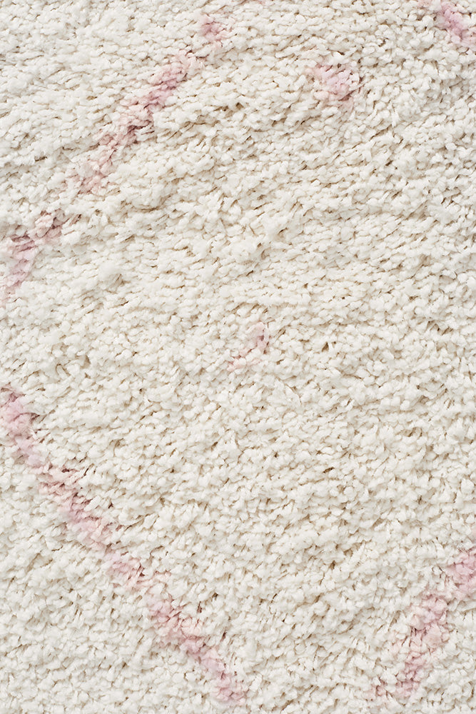 Saffron Tribal Abstract Pink Runner Rug