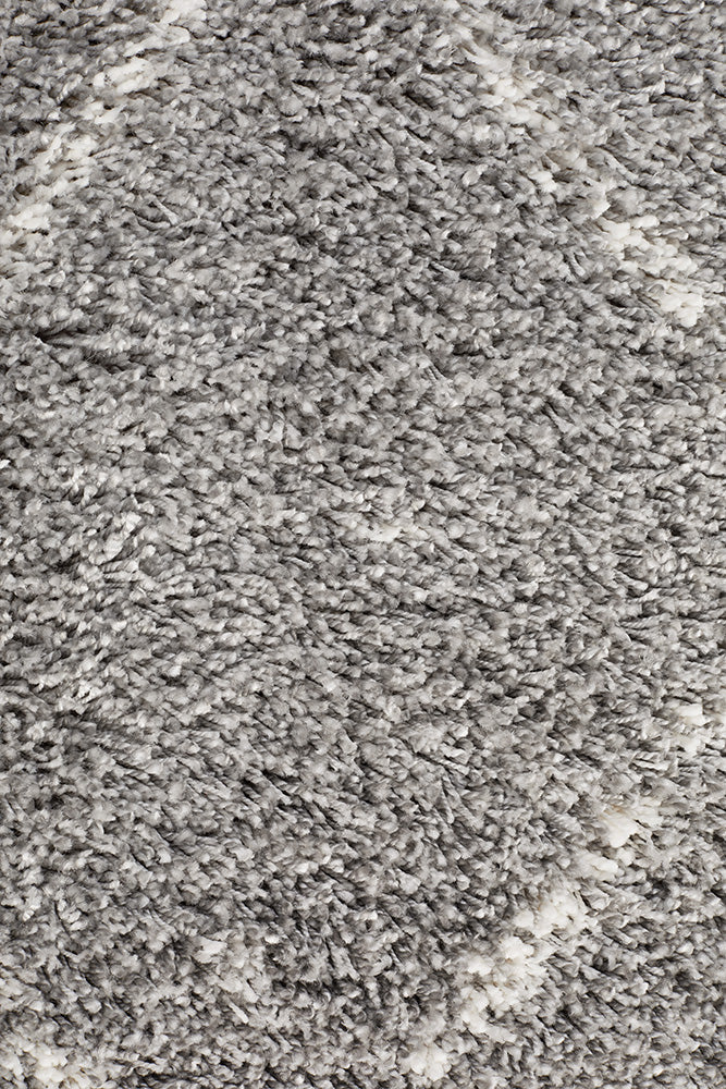 Saffron Tribal Abstract Silver Runner Rug