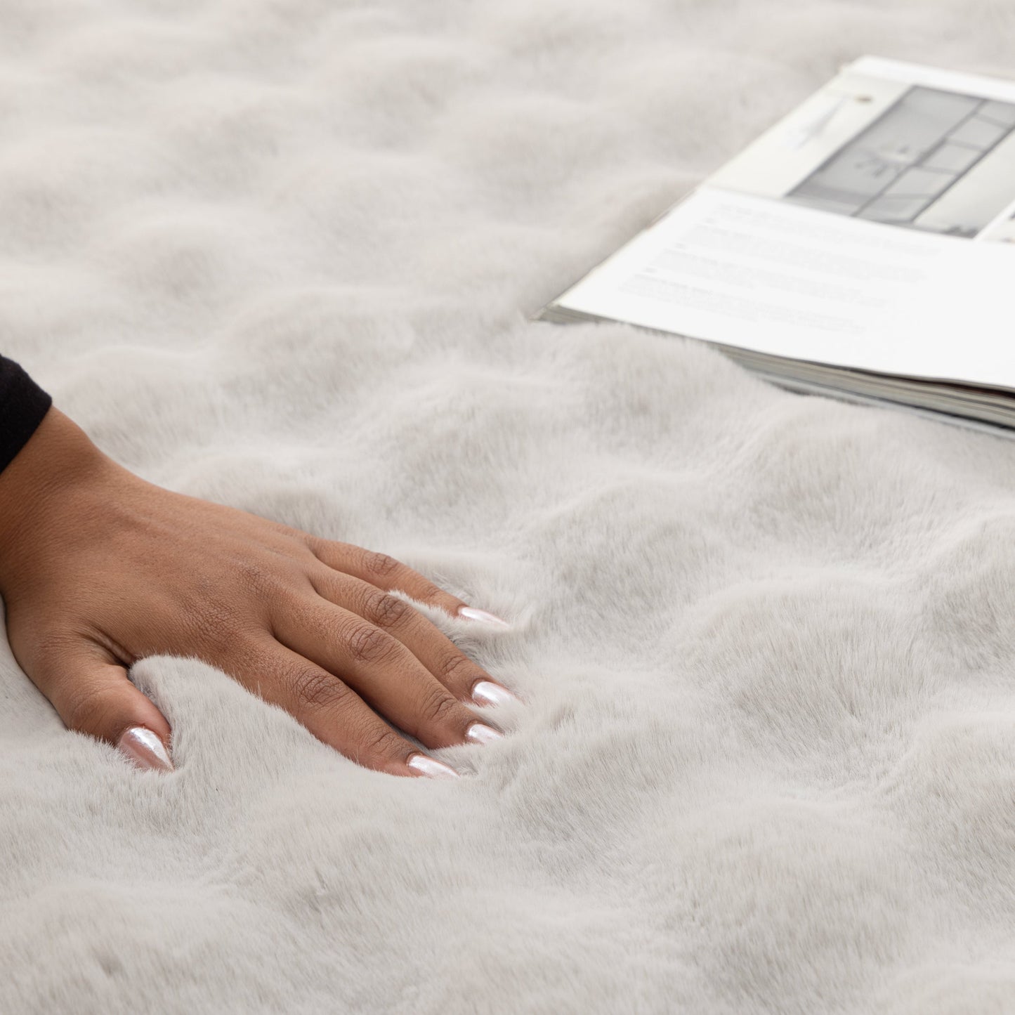 Purity Machine-Washable Rug Silver