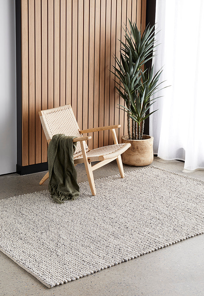 Skandinavian Skandi Weave Grey Rug