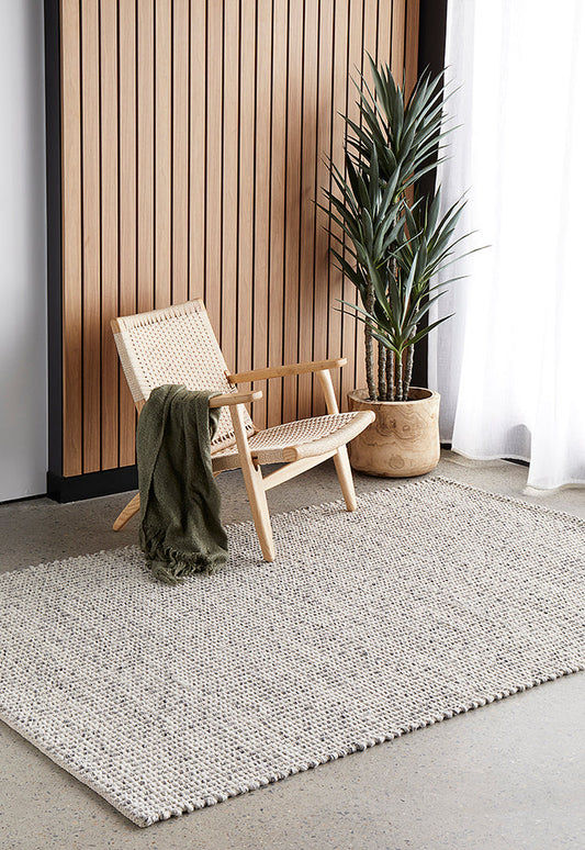 Skandinavian Skandi Weave Grey Rug