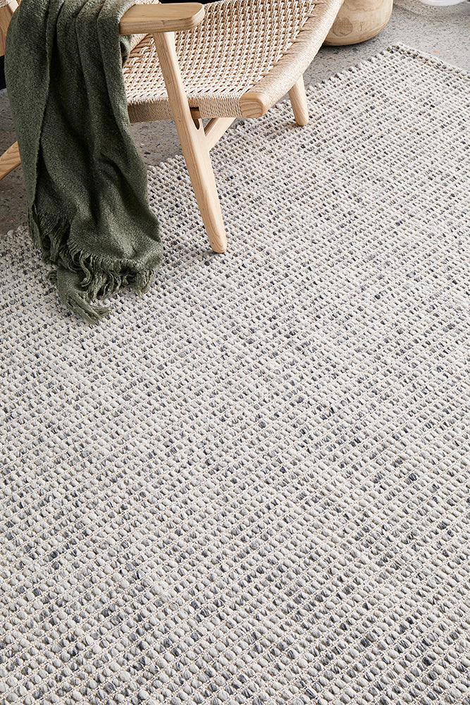Skandinavian Skandi Weave Grey Rug