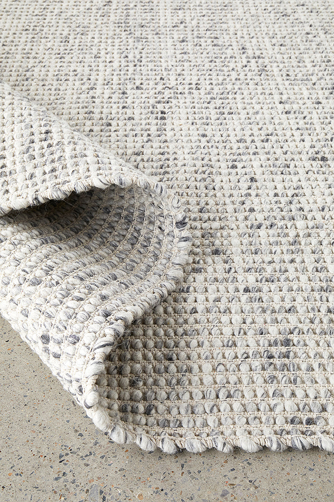 Skandinavian Skandi Weave Grey Rug