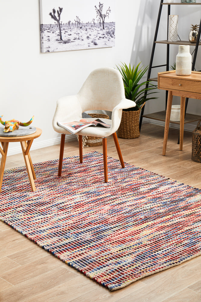 Skandinavian Skandi Weave Multi Rug