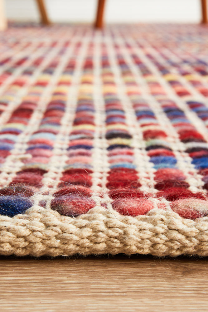 Skandinavian Skandi Weave Multi Rug