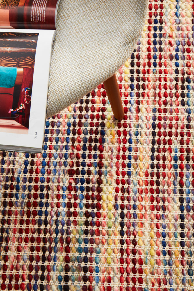 Skandinavian Skandi Weave Multi Rug