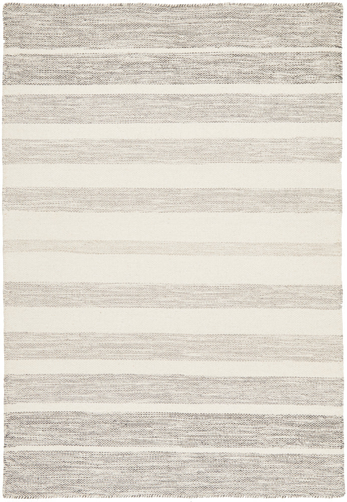 Skandinavian Skandi Stripe Weave Grey Rug