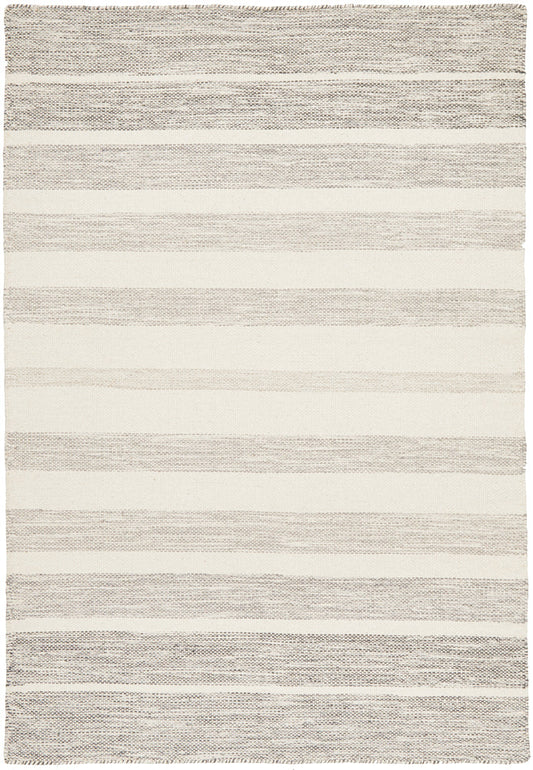 Skandinavian Skandi Stripe Weave Grey Rug